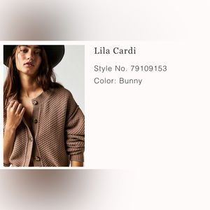 FP Beach Lila Cardigan